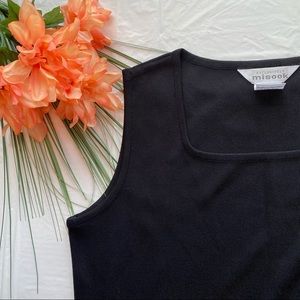 Exclusively Misook Acrylic Black dress size large